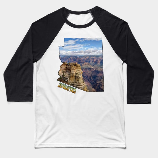 Arizona  (Grand Canyon National Park) Baseball T-Shirt by gorff